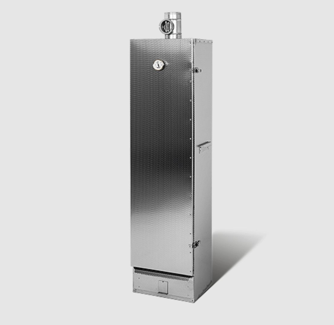 Dubbelwandige geïsoleerde rookkasten 150 cm RVS